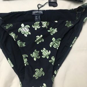 Vilebrequin blue bikini set (turtle print)